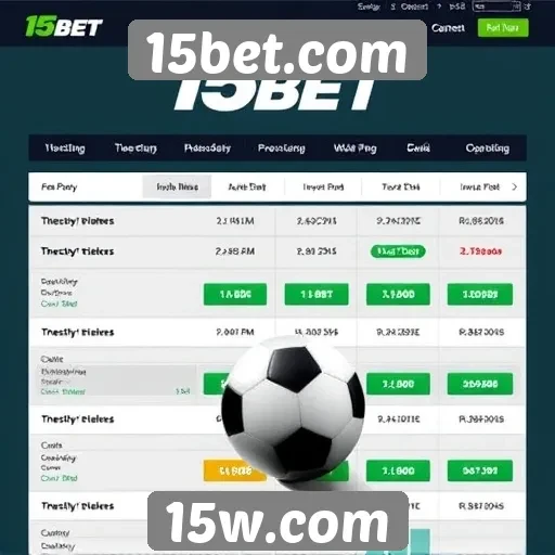 Plataforma 15bet.com é conhecida por suas odds competitivas